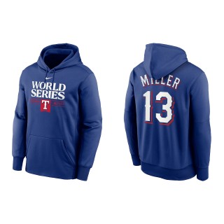 Brad Miller Texas Rangers Royal 2023 World Series Hoodie