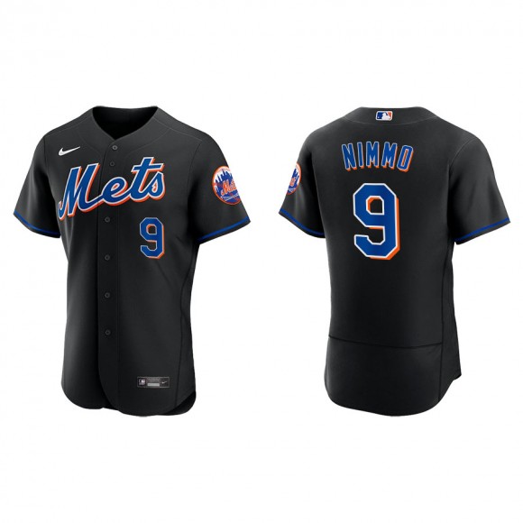 Brandon Nimmo New York Mets Black Alternate Authentic Jersey