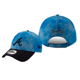 Atlanta Braves Blue Navy 2019 Father's Day New Era 9FORTY Adjustable Hat