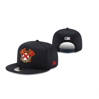 Atlanta Braves Navy 2021 Clubhouse 9FIFTY Snapback Hat