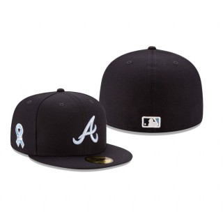 Braves 2021 Father's Day Navy 59FIFTY Fitted Cap