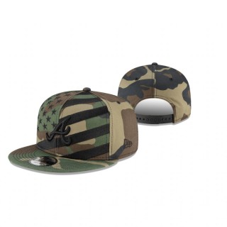 Atlanta Braves Camo Wave 9FIFTY Snapback Hat