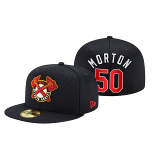 Braves Charlie Morton Navy 2021 Clubhouse Hat
