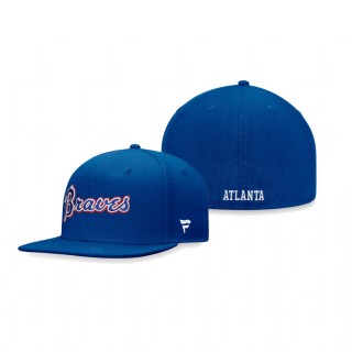 Atlanta Braves Royal Cooperstown Collection Fitted Hat