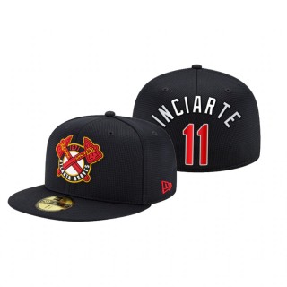 Braves Ender Inciarte Navy 2021 Clubhouse Hat