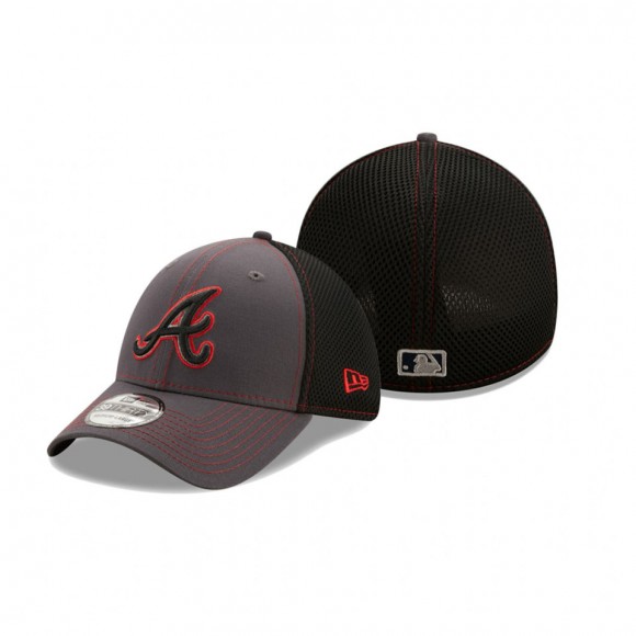 Braves Team Neo 39THIRTY Flex Graphite Hat