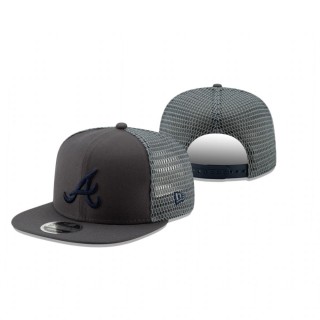 Atlanta Braves Graphite Mesh Fresh 9FIFTY Adjustable Hat