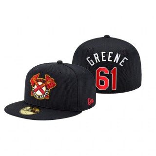 Braves Shane Greene Navy 2021 Clubhouse Hat