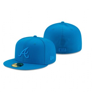 Braves Blue Spring Color Basic 59FIFTY Fitted Hat