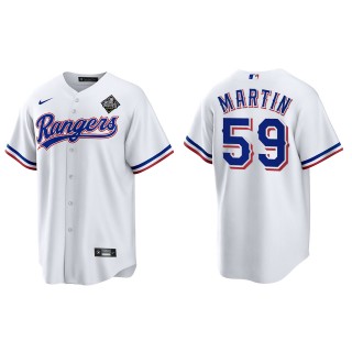 Brett Martin Texas Rangers White 2023 World Series Replica Jersey