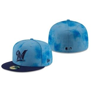 Milwaukee Brewers 2019 Father's Day 59FIFTY Fitted On-Field Hat