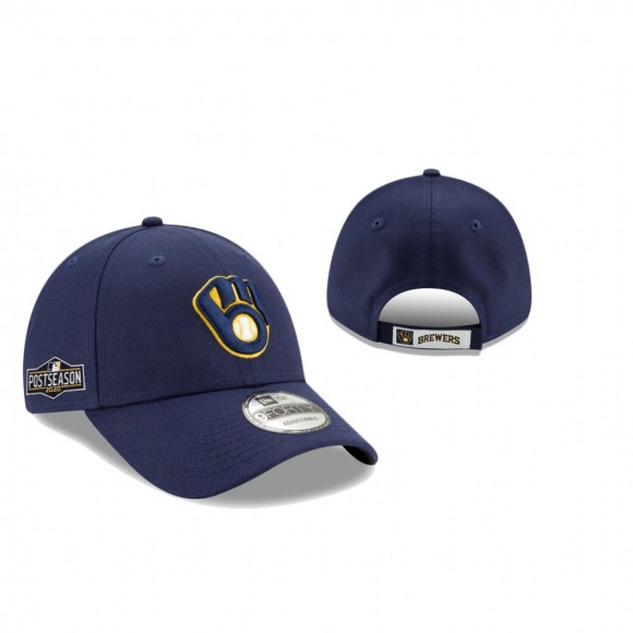 Milwaukee Brewers Navy 2020 Postseason 9FORTY Adjustable Hat