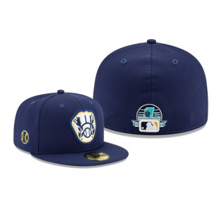 Brewers 2020 Spring Training Navy 59FIFTY Fitted Hat