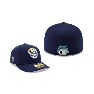 Brewers 2020 Spring Training Navy Low Profile 59FIFTY Fitted Hat