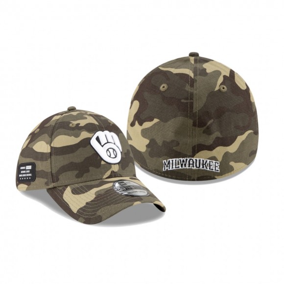 Brewers Camo 2021 Armed Forces Day Hat
