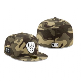 Brewers Camo 2021 Armed Forces Day Hat
