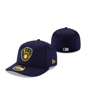 Brewers 2021 Clubhouse Navy Low Profile 59FIFTY Cap