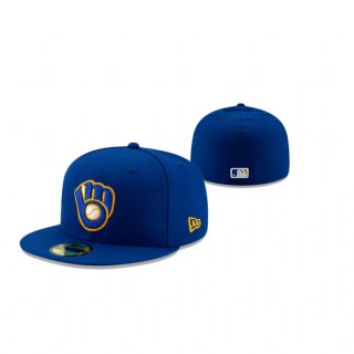 Brewers Navy Alt Authentic Collection Hat