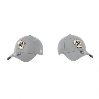Brewers Clubhouse Gray 39THIRTY Flex Hat