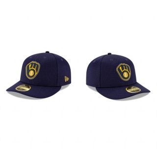 Brewers Clubhouse Navy Low Profile 59FIFTY Fitted Hat