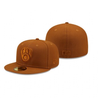 Milwaukee Brewers Brown Color Pack 59FIFTY Fitted Hat