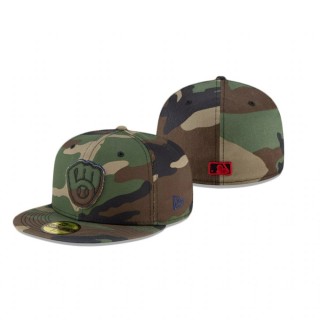 Brewers Green Forest Pop 59Fifty Fitted Hat