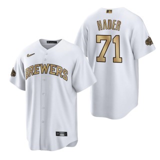 Men's Josh Hader Milwaukee Brewers National League White 2022 MLB All-Star Game Replica Jersey