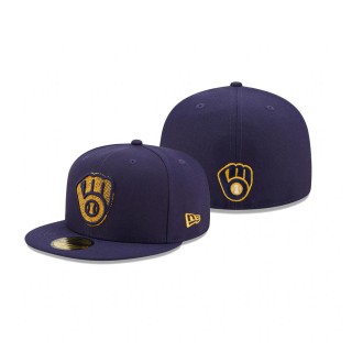 Brewers Scored 59FIFTY Fitted Navy Hat