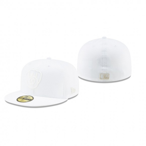 2019 Players' Weekend Milwaukee Brewers White 59FIFTY Fitted Hat