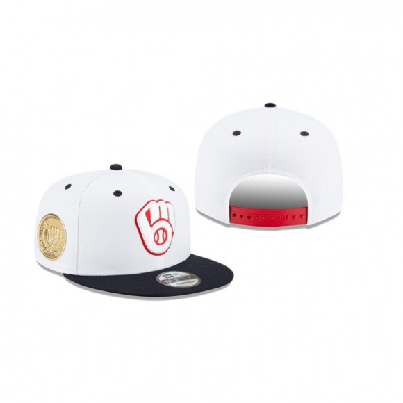 Brewers Americana 9FIFTY Snapback White Hat