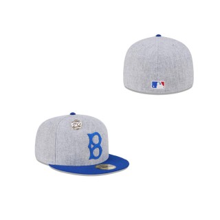 Brooklyn Dodgers 70th Anniversary Gray 59FIFTY Fitted Hat