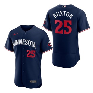 Byron Buxton Minnesota Twins Navy Road Alternate 2023 Authentic Jersey