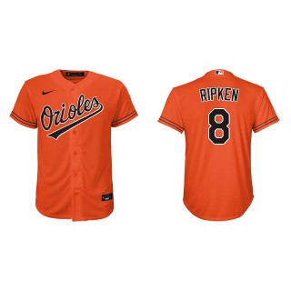 Cal Ripken Jr. Youth Baltimore Orioles Orange Alternate Replica Jersey