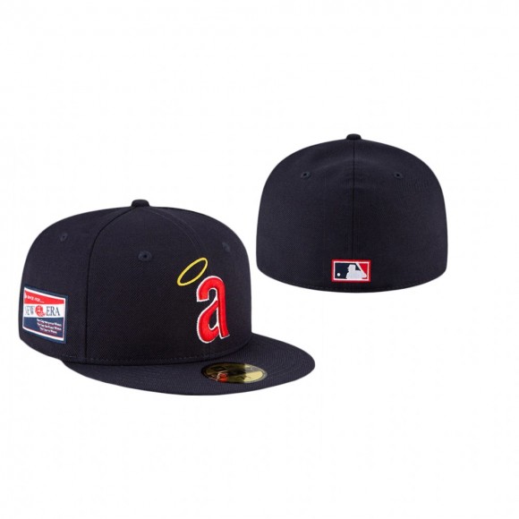 California Angels Navy Centennial Collection Cooperstown 59FIFTY Fitted Hat