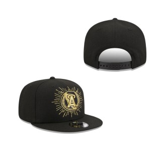 California Angels Metallic Logo Snapback Hat