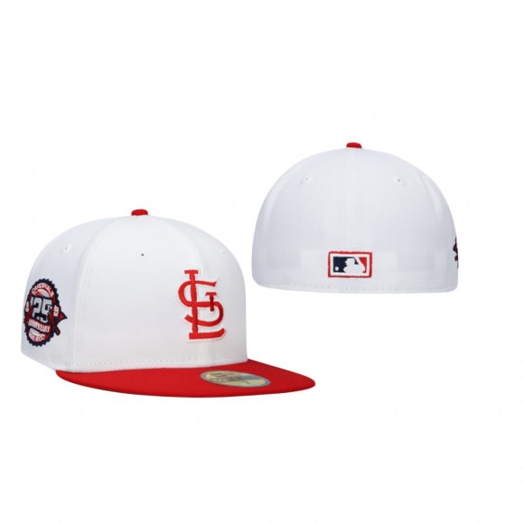 St. Louis Cardinals White Red 125th Anniversary Two-Tone Hat