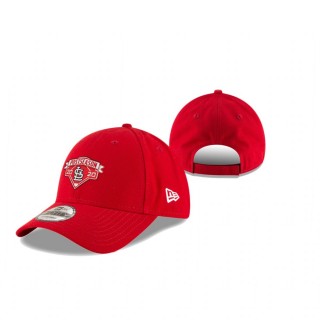 St. Louis Cardinals Red 2020 Postseason Locker Room 9FORTY Adjustable Hat