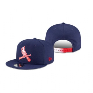 St. Louis Cardinals Navy Americana Fade 9FIFTY Snapback Hat