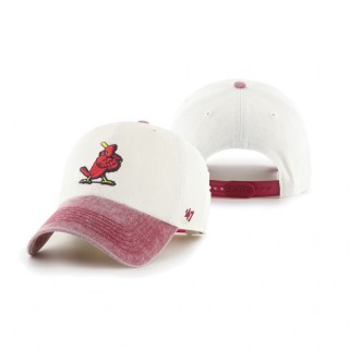 St. Louis Cardinals White Red Apollo Two-Tone Cleanup Snapback Hat