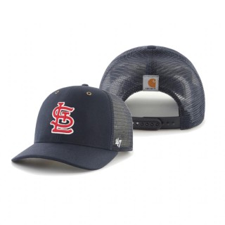 St. Louis Cardinals Navy Carhartt '47 MVP Trucker Snapback Hat