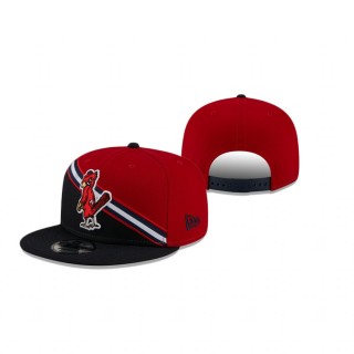 St. Louis Cardinals Red Black Color Cross 9FIFTY Snapback Hat