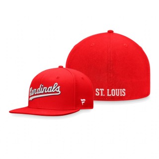 St. Louis Cardinals Red Cooperstown Collection Fitted Hat
