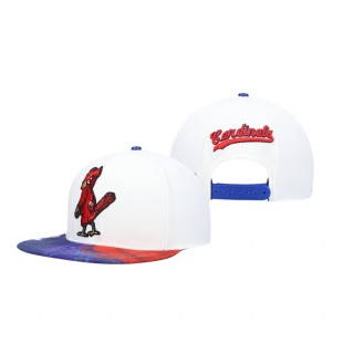 St. Louis Cardinals White Dip-Dye Pro Standard Hat