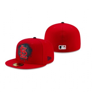 Cardinals Red Drip Front Hat