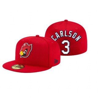Cardinals Dylan Carlson Red 2021 Clubhouse Hat