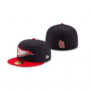 Cardinals Navy Flag 59FIFTY Fitted Hat
