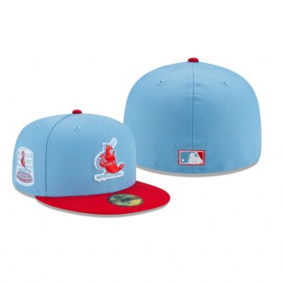 Cardinals Light Blue Floral Under Visor 1973 World Series Hat