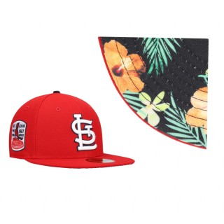 Cardinals Floral Undervisor Red 1967 World Series Replica 59FIFTY Cap