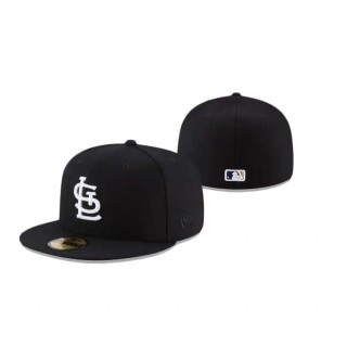 Cardinals Black Melton Wool 59Fifty Fitted Hat