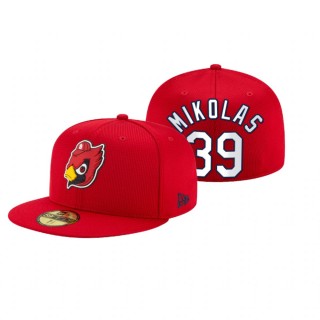 Cardinals Miles Mikolas Red 2021 Clubhouse Hat